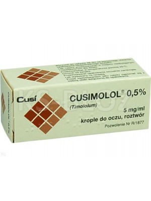 Cusimolol 2.5mg. 5ml.